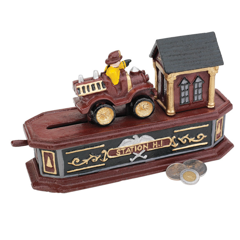 wooden fire engine station